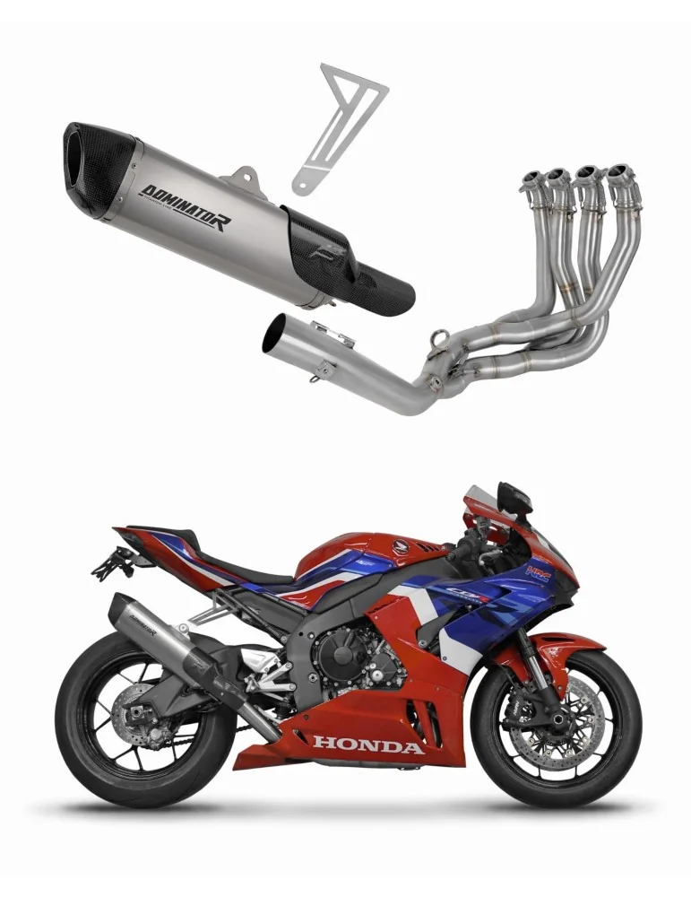 Ligne d'échappement complète Dominator HP6 Titane pour Honda CBR 1000RR-R Fireblade / SP (2020-2024)