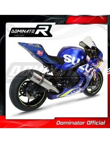 Ligne d'échappement complète inox Dominator HP1 pour Suzuki GSXR 1000 (2017-2021)