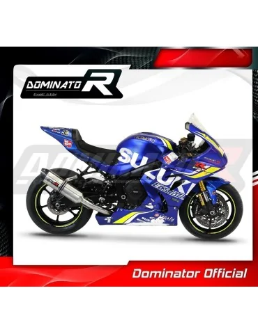 Ligne d'échappement complète inox Dominator HP1 pour Suzuki GSXR 1000 (2017-2021)