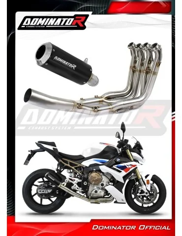 Ligne d'échappement complète inox Dominator GP Noir pour BMW M1000R (2022-2026)