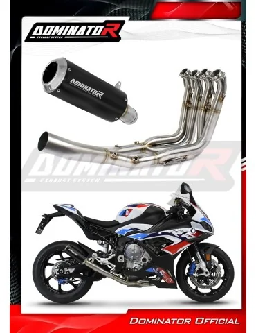 Ligne d'échappement complète inox Dominator GP Noir pour BMW M1000RR (2020-2024)