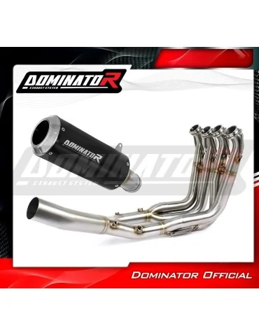 Ligne d'échappement complète inox Dominator GP Noir pour BMW M1000RR (2020-2024)