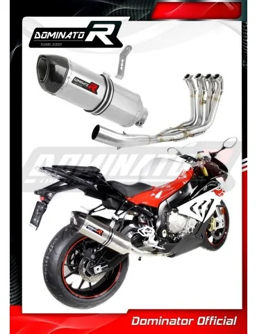 Ligne d'échappement complète inox Dominator HP1 pour BMW S1000RR (2017-2018)