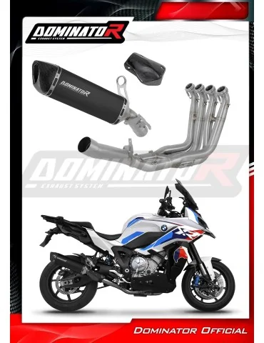 Ligne d'échappement complète inox Dominator HP6 Noir pour BMW S1000XR (2020-2026)
