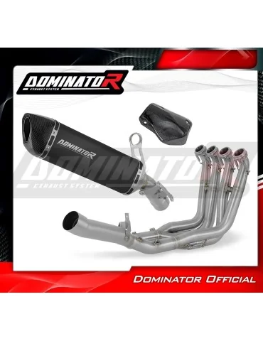 Ligne d'échappement complète inox Dominator HP6 Noir pour BMW S1000XR (2020-2026)