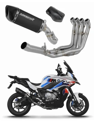 Ligne d'échappement complète inox Dominator HP6 Noir pour BMW M1000XR (2020-2026)