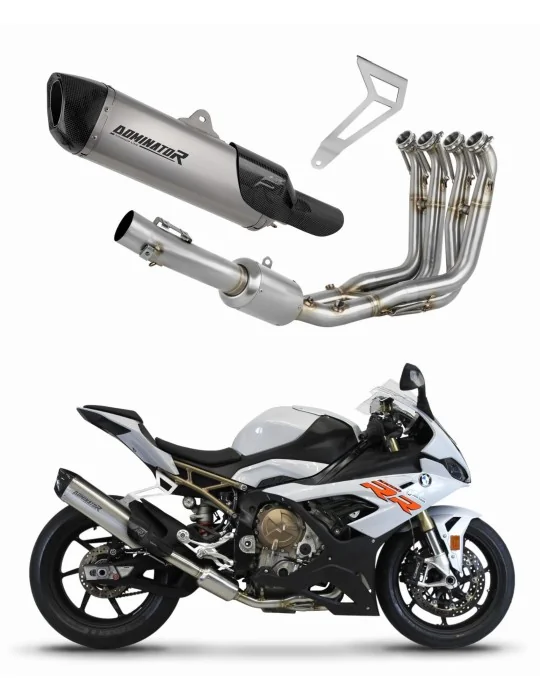 Ligne d'échappement complète Dominator HP6 Titane EX pour BMW M1000RR 2020-2024, vue 1