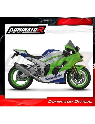 Ligne d'échappement complète Dominator HP6 Titane pour Kawasaki ZX10R / RR (2021-2025)