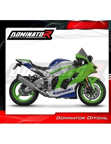 Ligne d'échappement complète Dominator HP6 Titane pour Kawasaki ZX10R / RR (2021-2025)