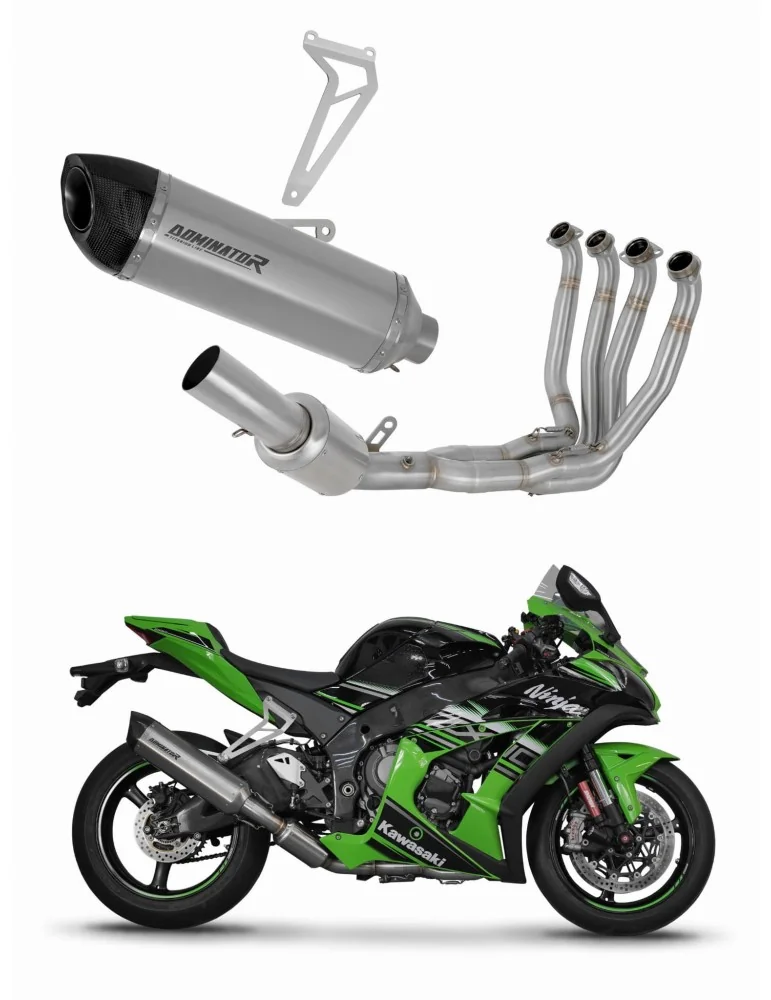 Ligne d'échappement complète Dominator HP5 Titane pour Kawasaki ZX10R (2016-2020)
