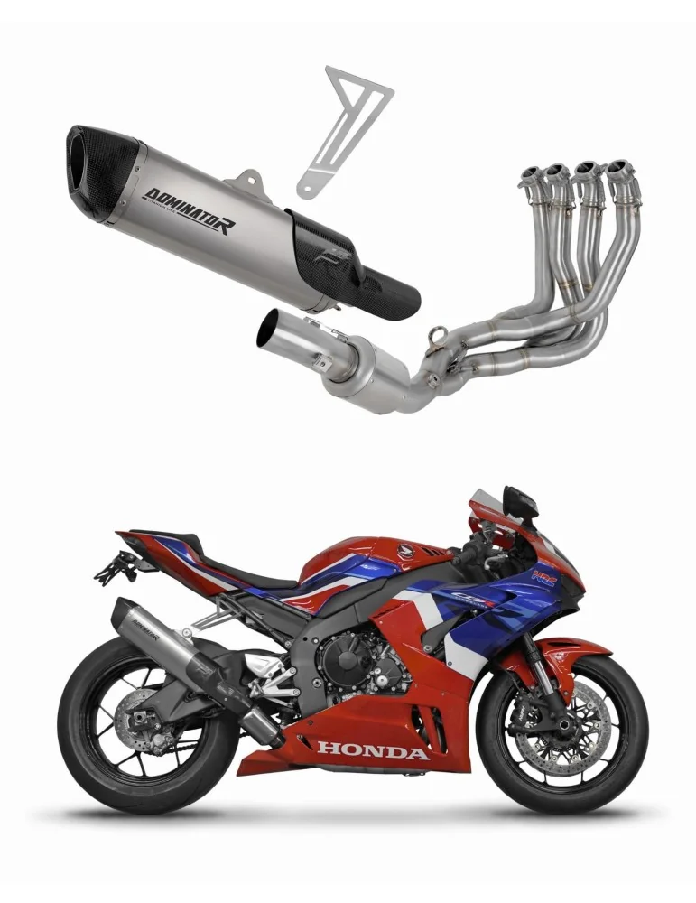 Ligne d'échappement complète Dominator HP6 Titane pour Honda CBR 1000RR-R Fireblade / SP EX (2020-2024)
