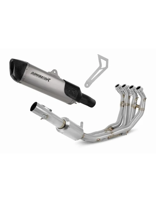 Ligne d'échappement complète Dominator HP6 Titane EX pour Yamaha YZF R6 2017-2023, vue 1