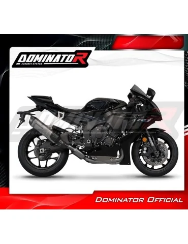 Ligne d'échappement complète Dominator HP6 Titane EX pour Yamaha YZF R1 1000 RN49 (2017-2019)