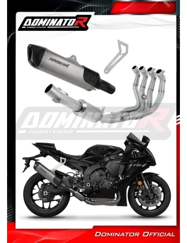 Ligne d'échappement complète Dominator HP6 Titane EX pour Yamaha YZF R1 1000 RN65 (2020-2024)