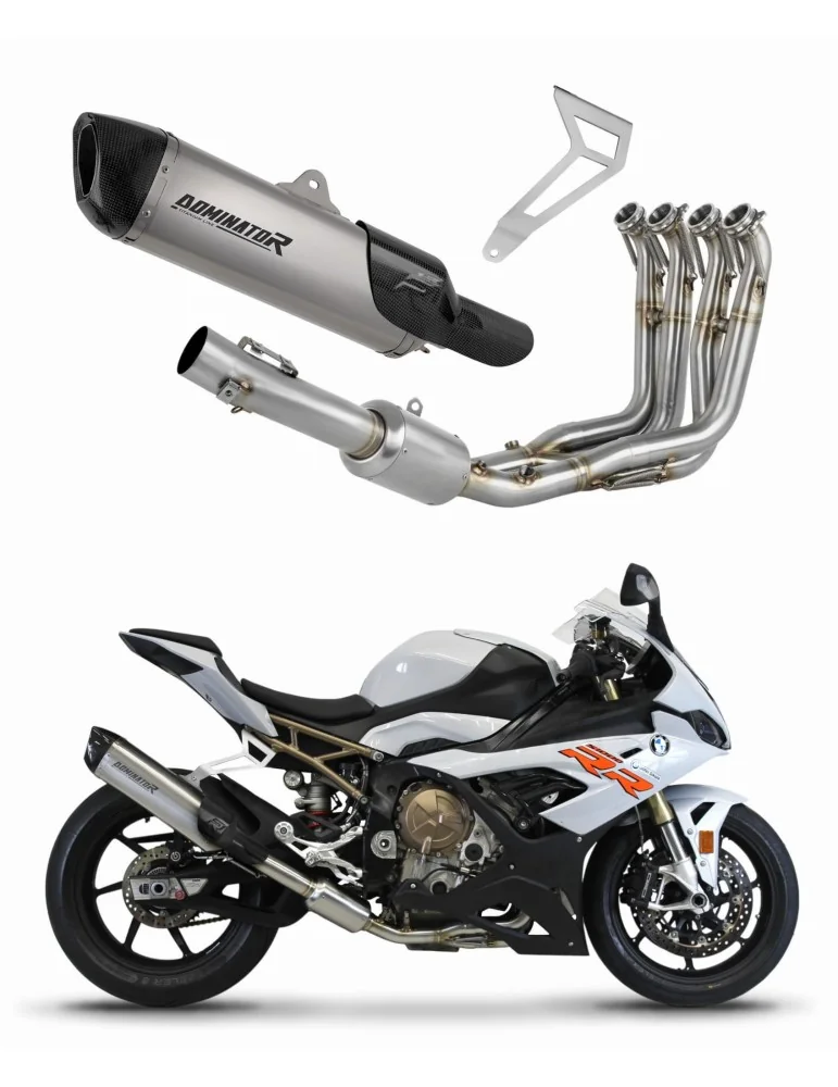Ligne d'échappement complète Dominator HP6 Titane EX pour BMW S1000RR (2019-2026)