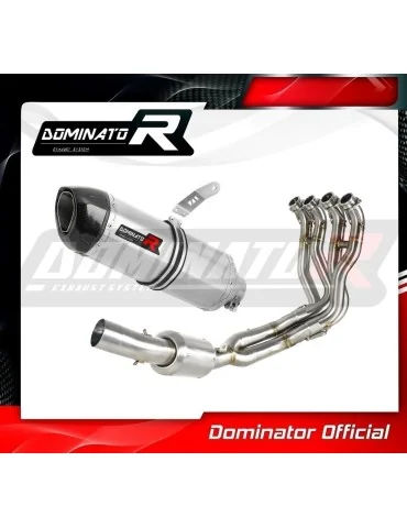 Ligne d'échappement complète inox Dominator HP1 EX pour Suzuki GSXR 1000 (2017-2021)