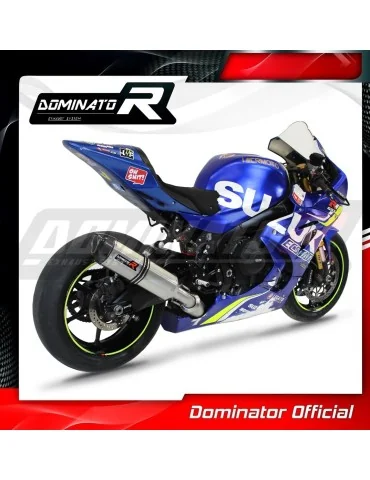 Ligne d'échappement complète inox Dominator HP1 EX pour Suzuki GSXR 1000 (2017-2021)