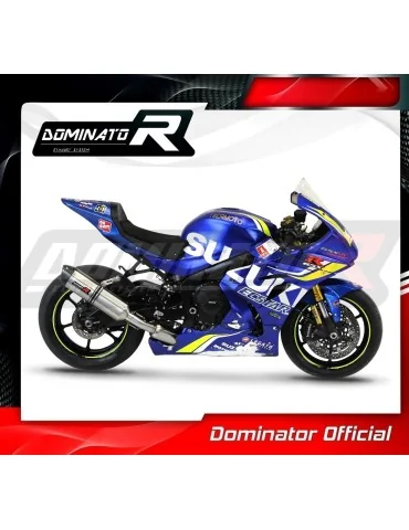 Ligne d'échappement complète inox Dominator HP1 EX pour Suzuki GSXR 1000 (2017-2021)
