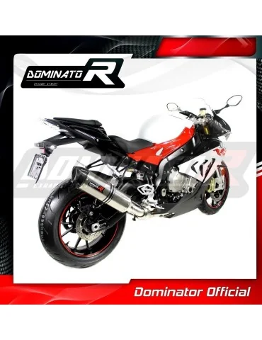 Ligne d'échappement complète inox Dominator HP1 pour BMW S1000RR EX (2017-2018)