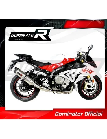 Ligne d'échappement complète inox Dominator HP1 pour BMW S1000RR EX (2017-2018)