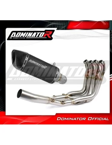 Ligne d'échappement complète inox Dominator HP6 Noir pour BMW M1000R (2022-2026)