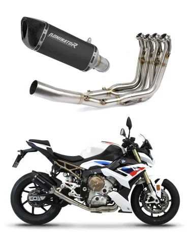 Ligne d'échappement complète inox Dominator HP6 Noir pour BMW S1000R (2021-2026)