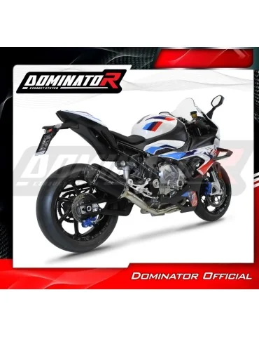 Ligne d'échappement complète inox Dominator HP6 Noir pour BMW M1000RR (2020-2024)