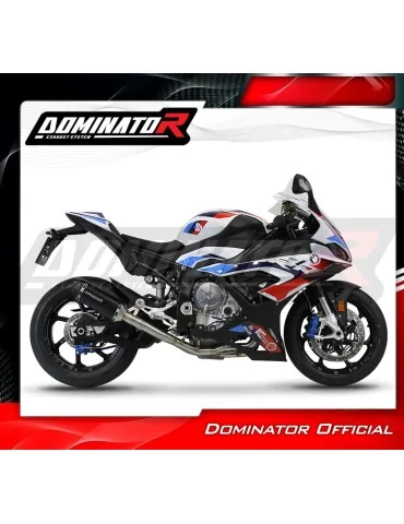 Ligne d'échappement complète inox Dominator HP6 Noir pour BMW M1000RR (2020-2024)