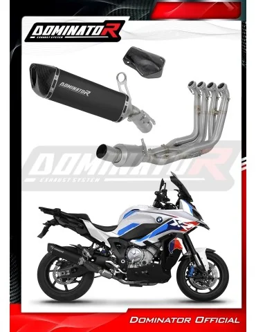 Ligne d'échappement complète inox Dominator HP6 Noir EX pour BMW S1000XR (2020-2026)