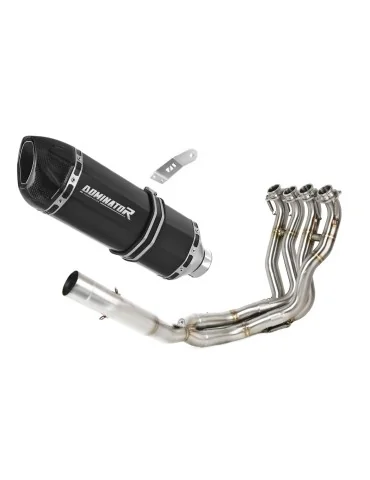 Ligne d'échappement complète inox Dominator HP1 Noir pour Suzuki GSXR 1000 (2017-2021)