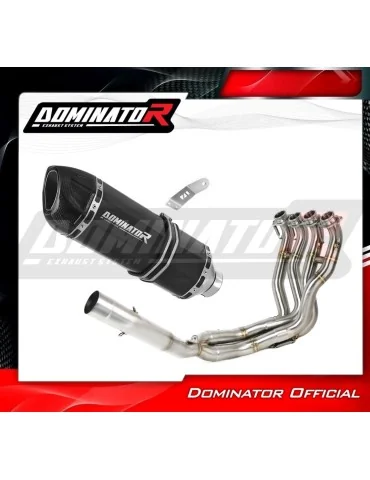 Ligne d'échappement complète inox Dominator HP1 Noir pour Suzuki GSXR 1000 (2017-2021)