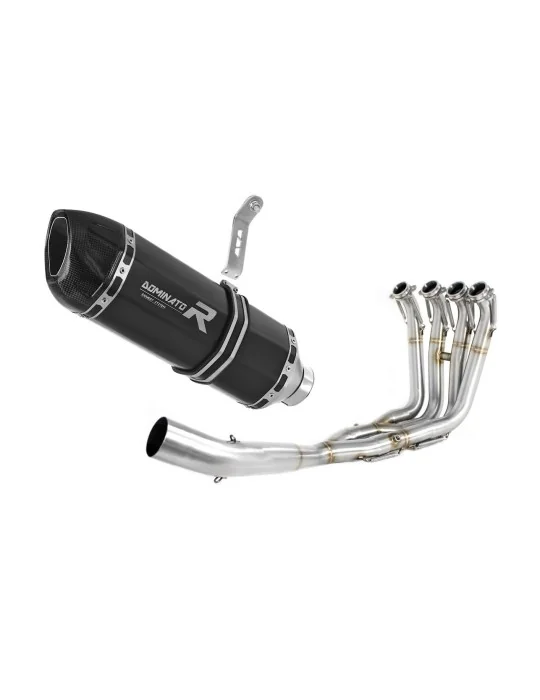 Ligne d'échappement complète inox Dominator HP1 Noir pour BMW S1000RR 2015-2016, vue 1