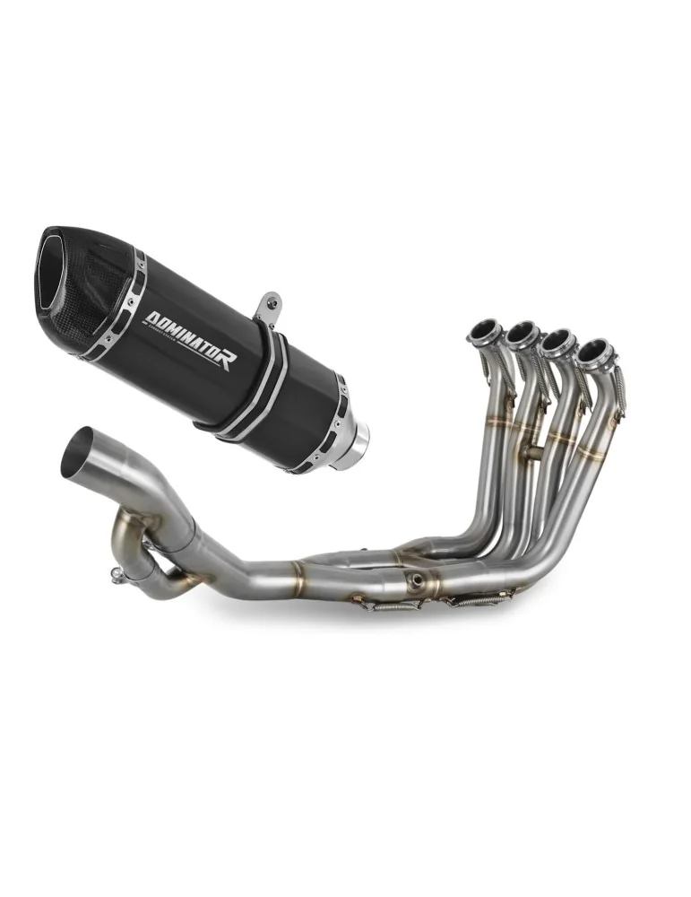 Ligne d'échappement complète inox Dominator HP1 Noir pour BMW S1000R (2017-2020)