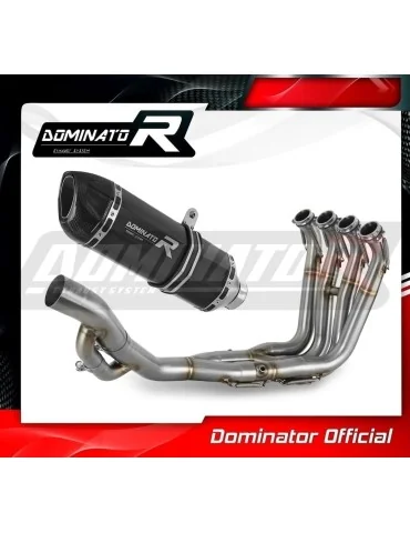 Ligne d'échappement complète inox Dominator HP1 Noir pour BMW S1000R (2017-2020)