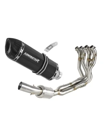 Ligne d'échappement complète inox Dominator HP1 Noir pour Suzuki GSXR 1000 EX (2017-2021)