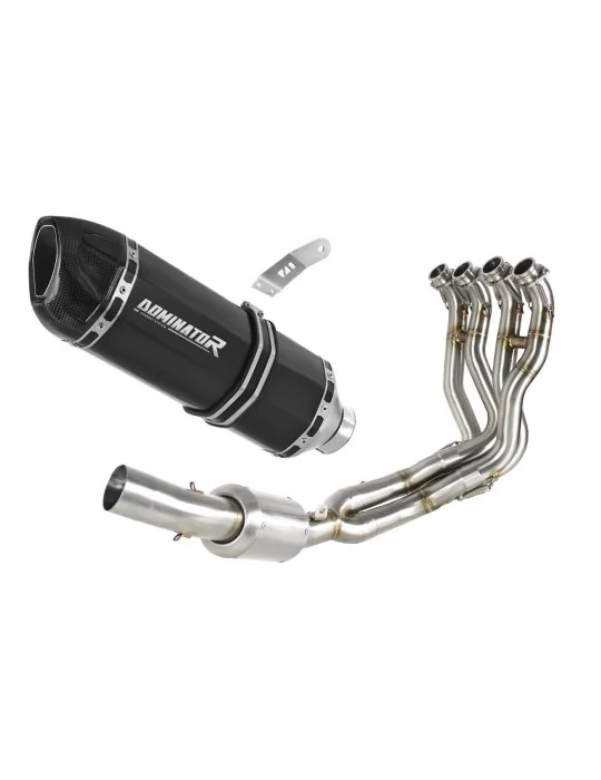 Ligne d'échappement complète inox Dominator HP1 Noir pour Suzuki GSXR 1000 EX 2017-2021, vue 1