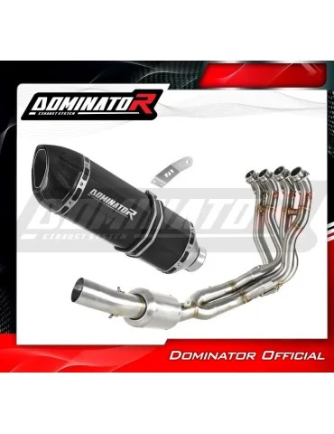Ligne d'échappement complète inox Dominator HP1 Noir pour Suzuki GSXR 1000 EX (2017-2021)