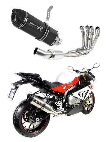 Ligne d'échappement complète inox Dominator HP1 Noir pour BMW S1000RR EX (2017-2018)