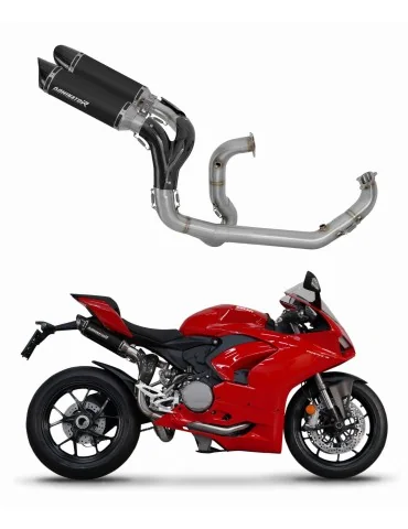 Ligne d'échappement complète inox Dominator HP8 Noir pour Ducati Panigale V2 (2020-2023)