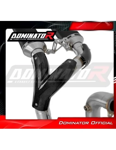 Ligne d'échappement complète inox Dominator HP8 Noir pour Ducati Panigale V2 (2020-2023)