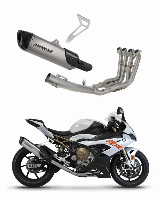 Ligne d'échappement complète Dominator HP6 Titane pour BMW M1000RR Titane 2020-2024, vue 1