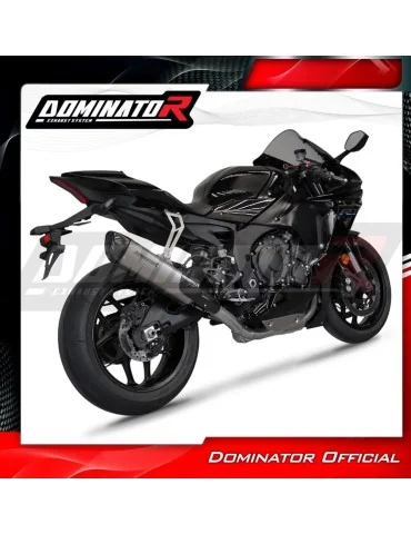 Ligne d'échappement complète Dominator HP6 pour Yamaha YZF R1 1000 RN49 Titane (2017-2019)