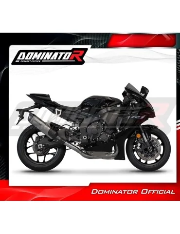 Ligne d'échappement complète Dominator HP6 pour Yamaha YZF R1 1000 RN65 Titane (2020-2024)