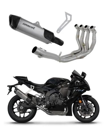 Ligne d'échappement complète Dominator HP6 pour Yamaha YZF R1 1000 RN32 Titane (2015-2016)