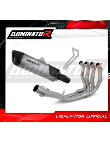 Ligne d'échappement complète Dominator HP6 pour Yamaha YZF R1 1000 RN32 Titane (2015-2016)