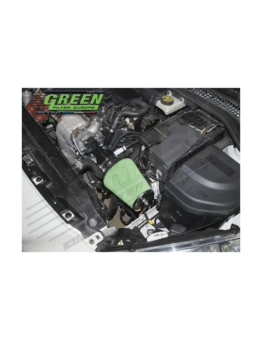 Kit d’admission direct Green Filter pour PEUGEOT RCZ 1,6L 16 THP (156 cv) depuis 2011