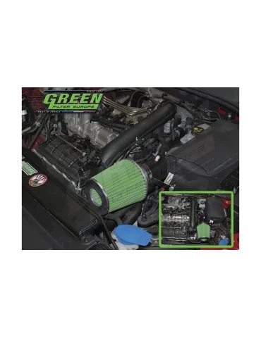 Kit d’admission direct Green Filter pour AUDI A3 III (8VA/8VS/8V7) 1,4L TSI (110 cv) depuis 2013