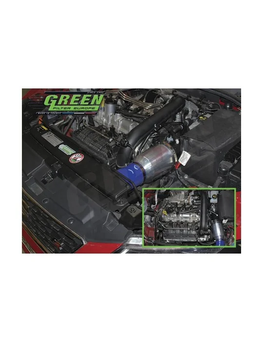 Kit d’admission direct Green Filter pour AUDI A3 III (8VA/8VS/8V7) 1,4L TSI (150 cv) depuis 2014