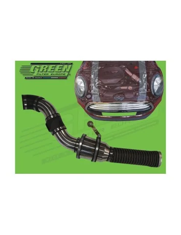 Kit d’admission direct Green Filter pour MINI MINI III (F54/F55/F56/F57) 1,5L COOPER (136 cv) depuis 02/2014