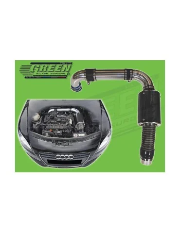 Kit d’admission direct Green Filter pour AUDI TT II (8J) 2,0L TFSI (200 cv) 09/2006 - 06/2010
